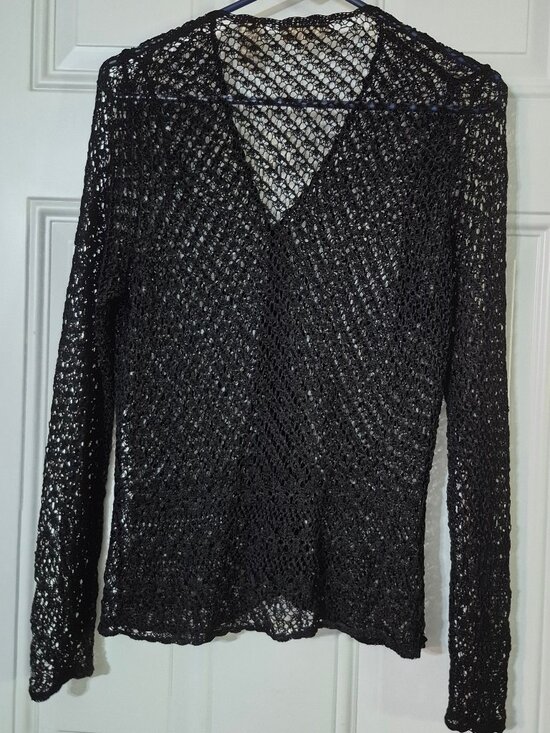 Beautiful open knit Cardigan. Large. - Picture 4 of 5